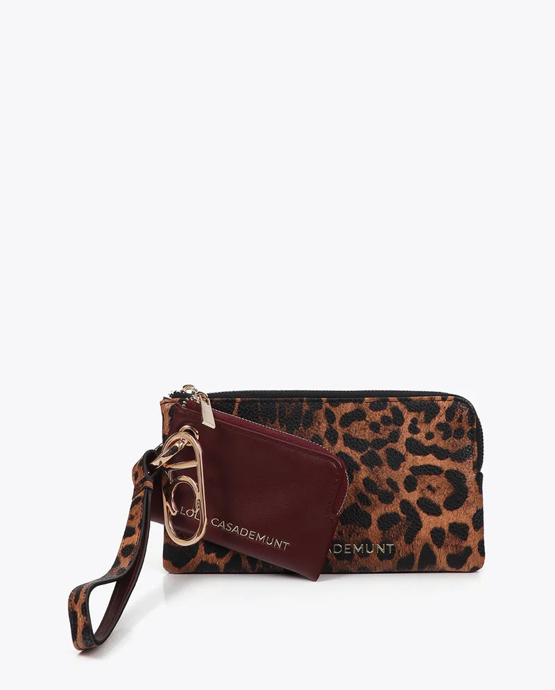 Lola Casademunt Bicolor Wallet with Oval Logo